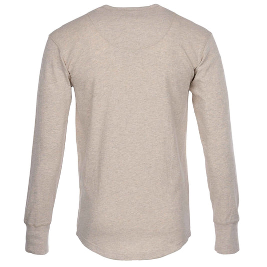 Pike Brothers1927 Henley Shirt long sleeve ecru melangeHenleyBritish Parts Lucerne