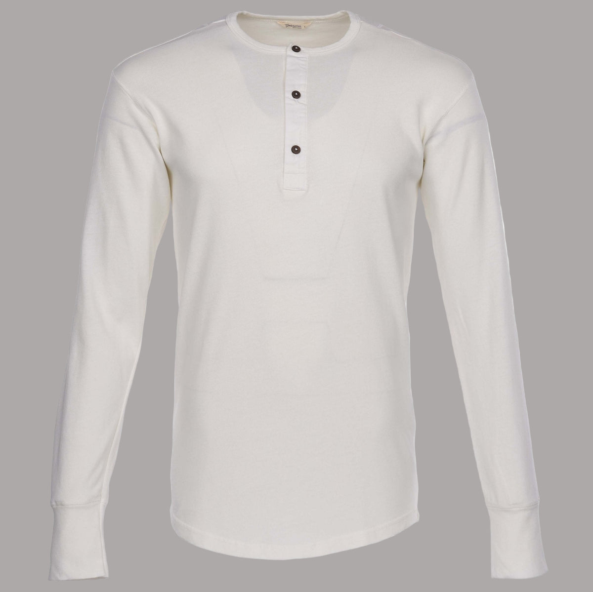 Pike Brothers1927 Henley Shirt long sleeve ecruHenleyBritish Parts Lucerne