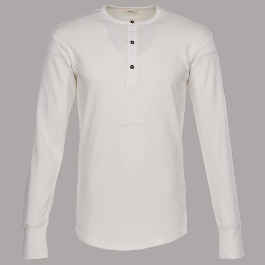 Pike Brothers1927 Henley Shirt long sleeve ecruHenleyBritish Parts Lucerne