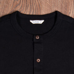 Pike Brothers1927 Henley Shirt long sleeve faded blackHenleyBritish Parts Lucerne