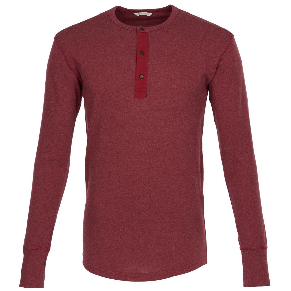 Pike Brothers1927 Henley Shirt long sleeve garnet redHenleyBritish Parts Lucerne