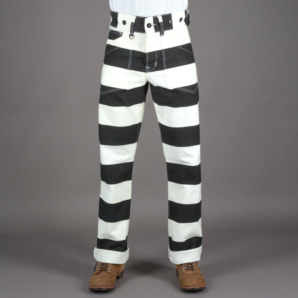 Pike Brothers1936 Chopper Pant Alcatraz WhitePantsBritish Parts Lucerne