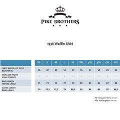 Pike Brothers1936 Waffle Shirt ArmyHenleyBritish Parts Lucerne
