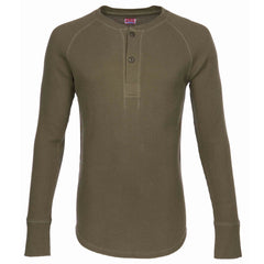 Pike Brothers1936 Waffle Shirt ArmyHenleyBritish Parts Lucerne