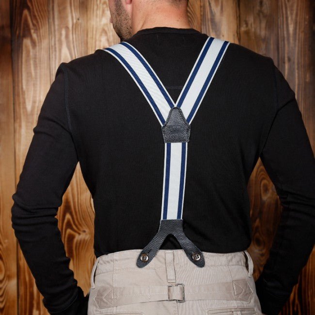 Pike Brothers1937 Heavy Duty suspenders blueBracesBritish Parts Lucerne