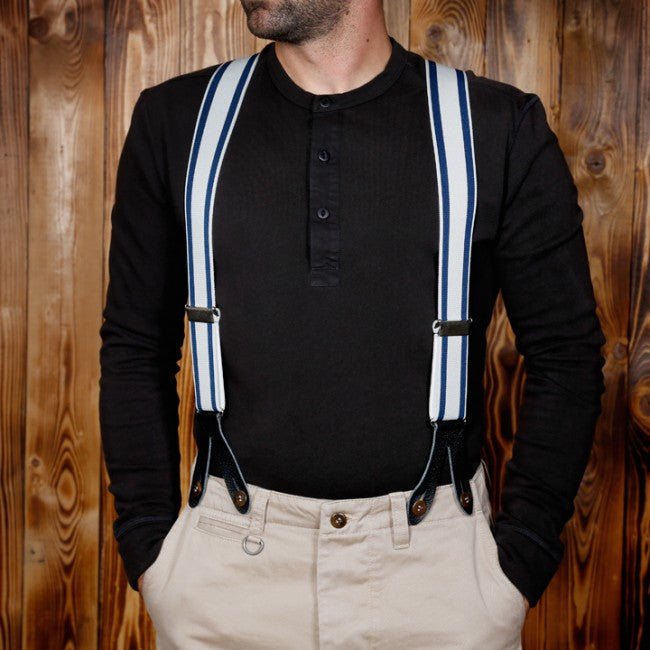 Pike Brothers1937 Heavy Duty suspenders blueBracesBritish Parts Lucerne