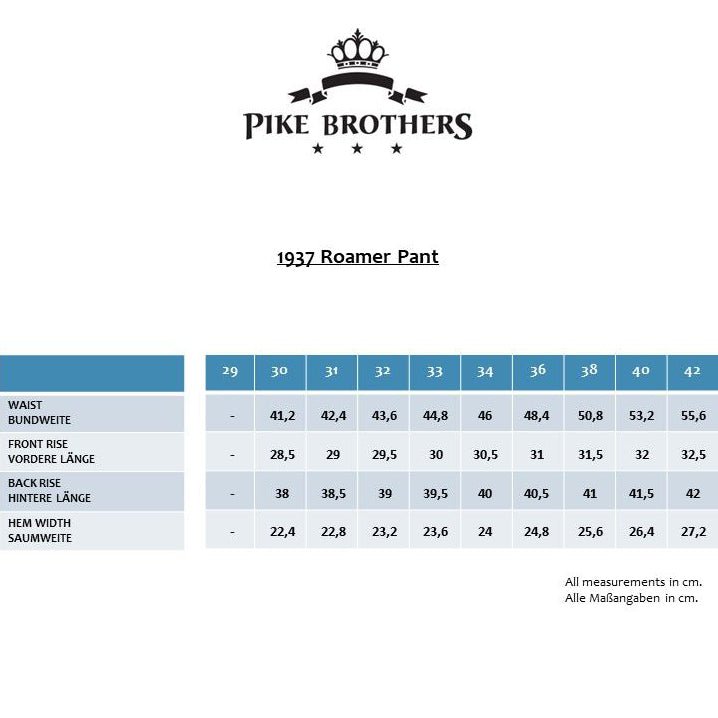 Pike Brothers1937 Roamer Pant Dark Indigo Blue 11ozPantsBritish Parts Luzern