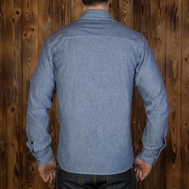 Pike Brothers1937 Roamer Shirt blue chambreyShirtBritish Parts Lucerne