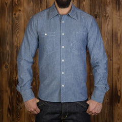 Pike Brothers1937 Roamer Shirt blue chambreyShirtBritish Parts Lucerne