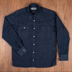 Pike Brothers1937 Roamer Shirt Blue Wabash DenimShirtBritish Parts Lucerne