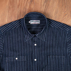 Pike Brothers1937 Roamer Shirt Blue Wabash DenimShirtBritish Parts Lucerne