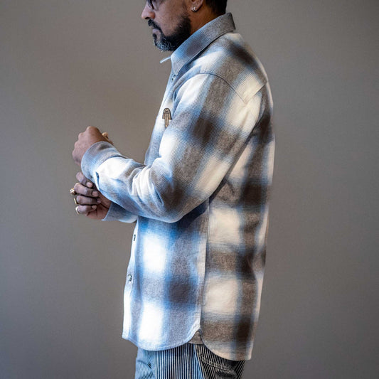 Pike Brothers1937 Roamer Shirt Danville BlueShirtBritish Parts Lucerne