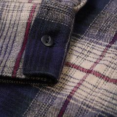 Pike Brothers1937 Roamer Shirt Flannel Blue Beige CheckShirtBritish Parts Lucerne