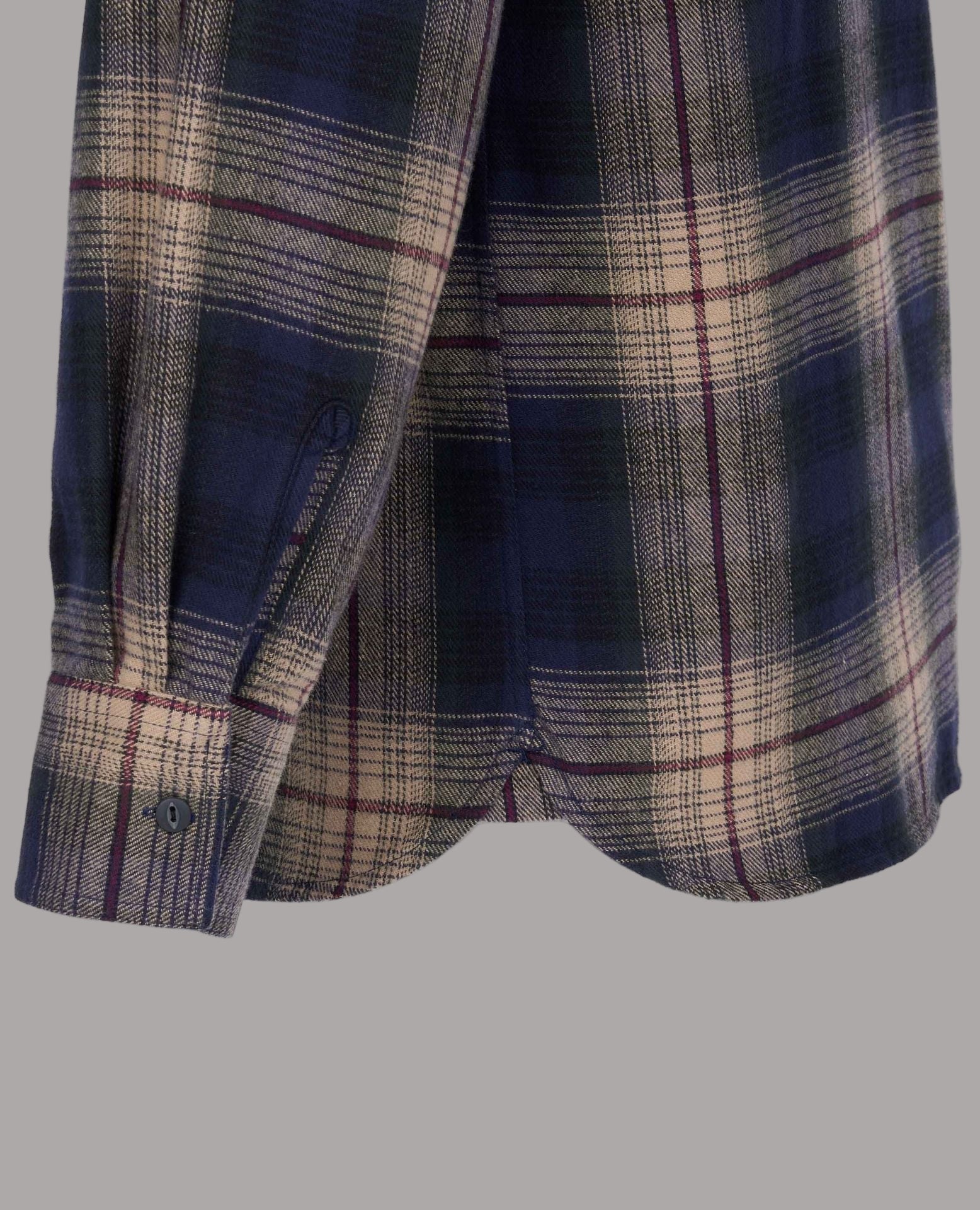 Pike Brothers1937 Roamer Shirt Flannel Blue Beige CheckShirtBritish Parts Lucerne