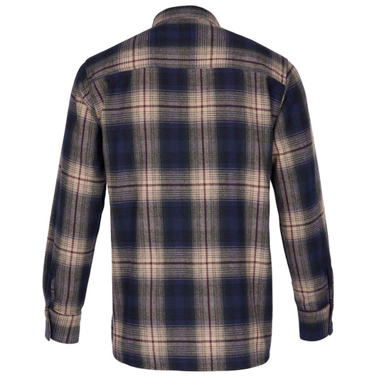 Pike Brothers1937 Roamer Shirt Flannel Blue Beige CheckShirtBritish Parts Lucerne