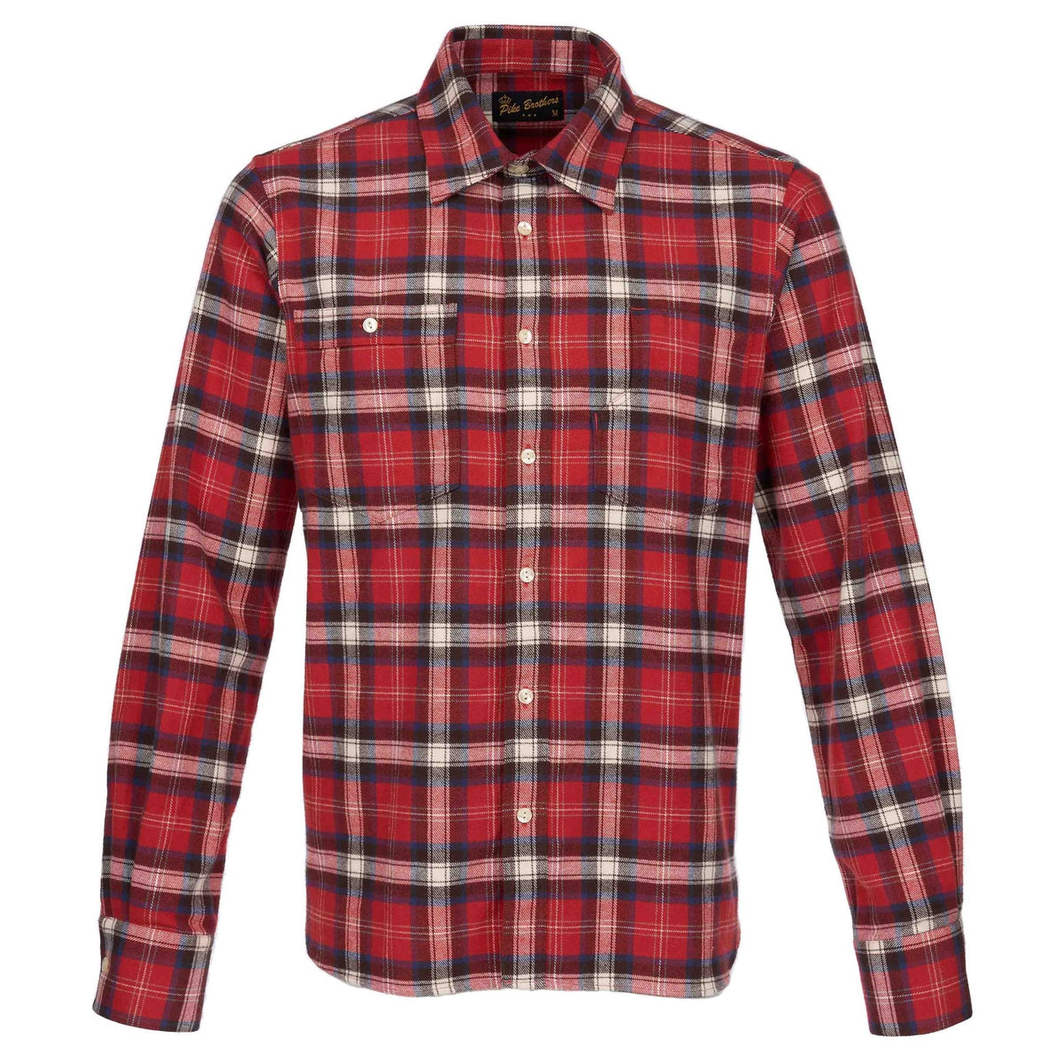 Pike Brothers1937 Roamer Shirt Flannel RedShirtBritish Parts Lucerne