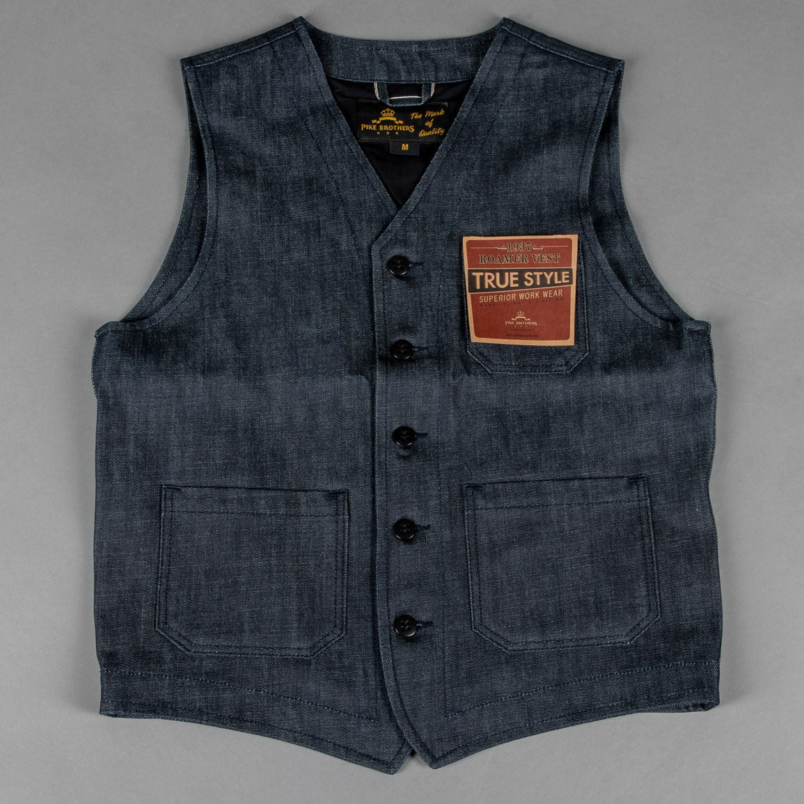 Pike Brothers1937 Roamer Vest 11oz MetalVestBritish Parts Lucerne