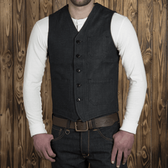 Pike Brothers1937 Roamer Vest 11oz MetalVestBritish Parts Lucerne