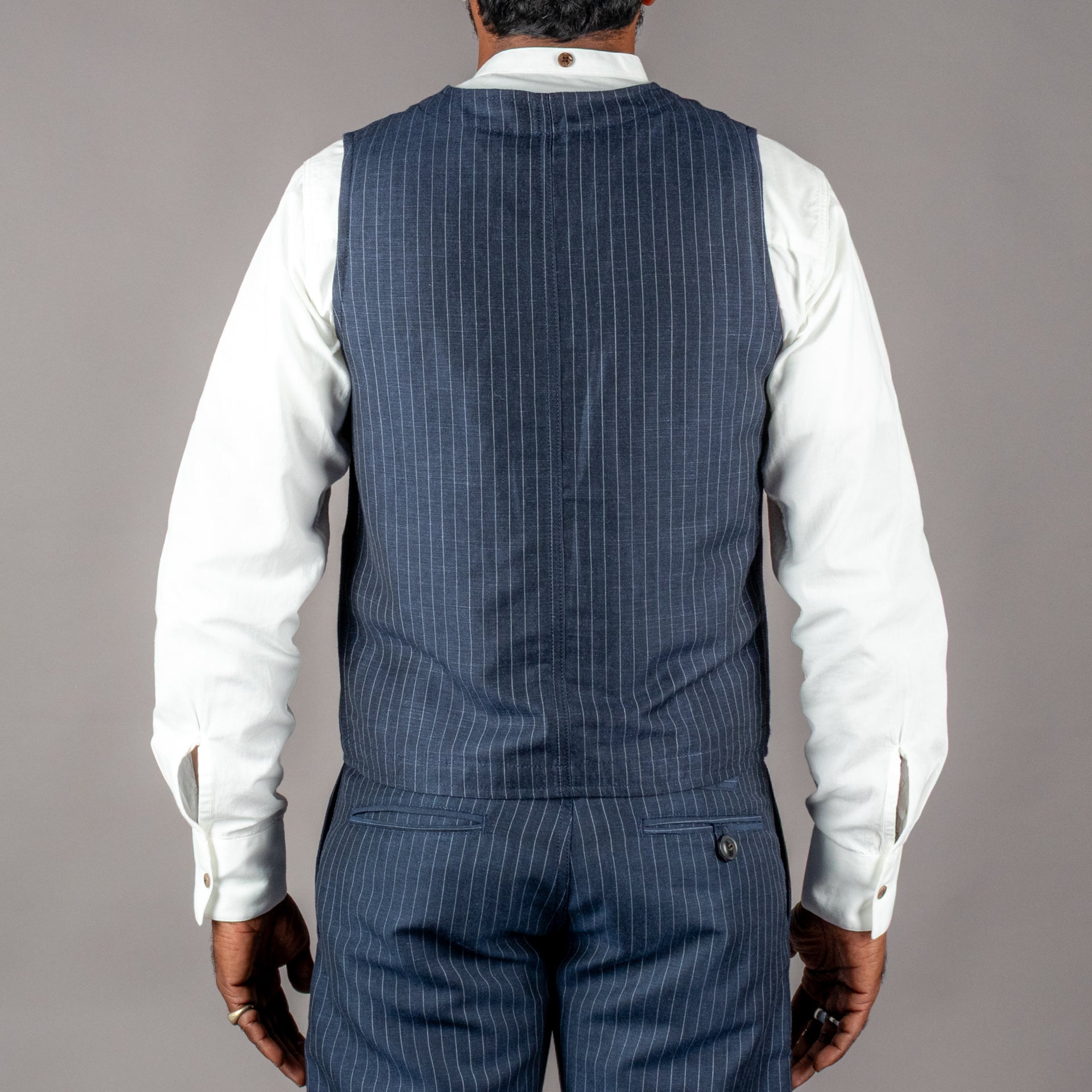 Pike Brothers1937 Roamer Vest Chicago BlueVestsBritish Parts Lucerne