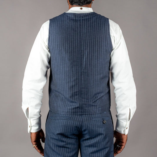 Pike Brothers1937 Roamer Vest Chicago BlueVestsBritish Parts Lucerne