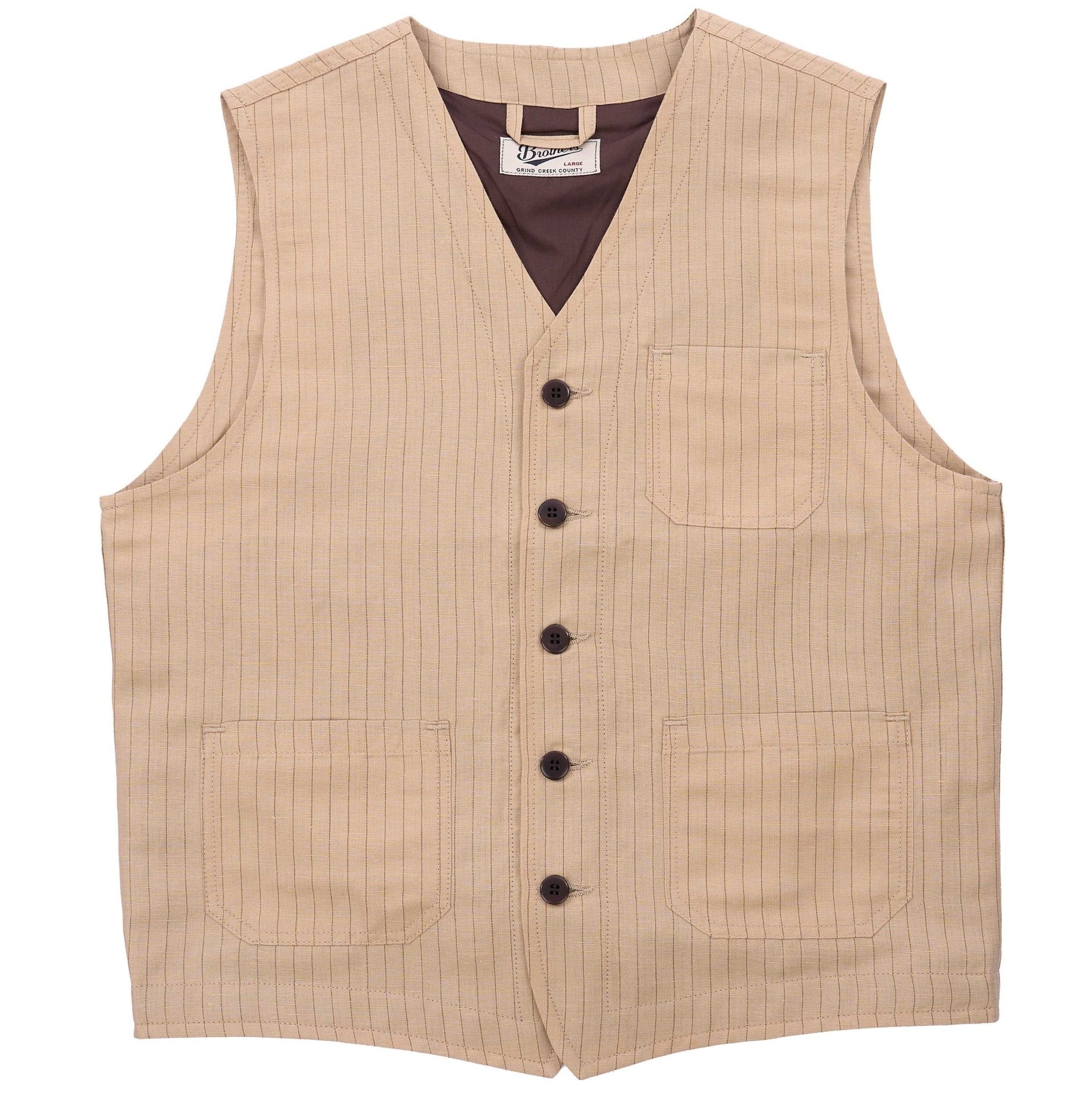 Pike Brothers1937 Roamer Vest Chicago SandVestBritish Parts Lucerne