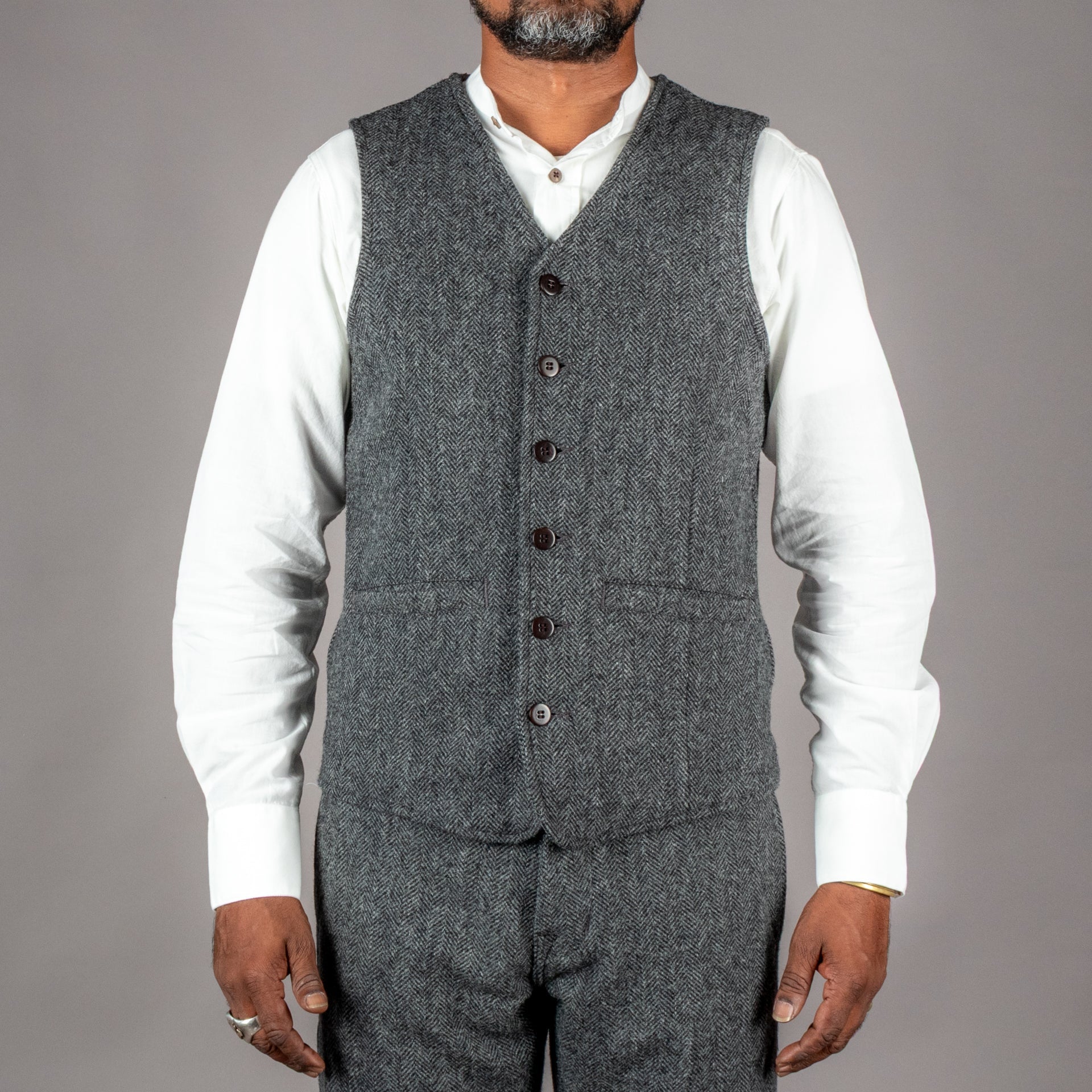 Pike Brothers1937 Roamer Vest Dundee GreyVestsBritish Parts Lucerne