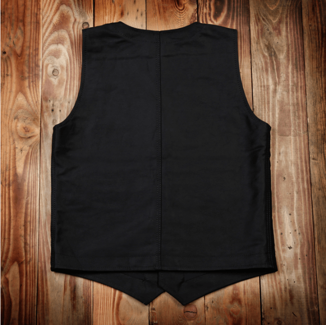 Pike Brothers1937 Roamer Vest Elephant Skin BlackVestsBritish Parts Lucerne