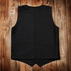 Pike Brothers1937 Roamer Vest Elephant Skin BlackVestsBritish Parts Lucerne