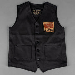 Pike Brothers1937 Roamer Vest Elephant Skin BlackVestsBritish Parts Lucerne