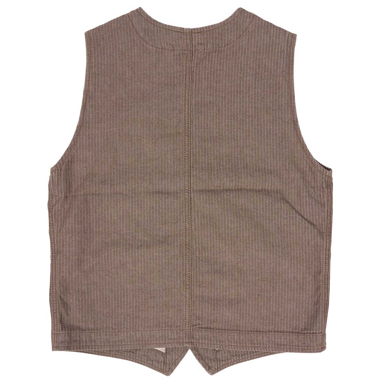 Pike Brothers1937 Roamer Vest HBT BrownVestsBritish Parts Lucerne