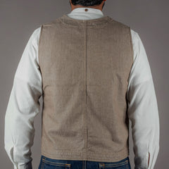 Pike Brothers1937 Roamer Vest HBT BrownVestsBritish Parts Lucerne