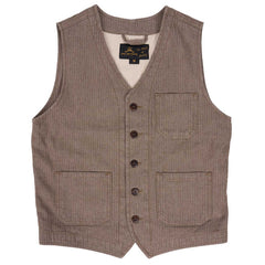 Pike Brothers1937 Roamer Vest HBT BrownVestsBritish Parts Lucerne