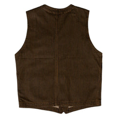 Pike Brothers1937 Roamer Vest Hickory Stripes BrownVestsBritish Parts Lucerne