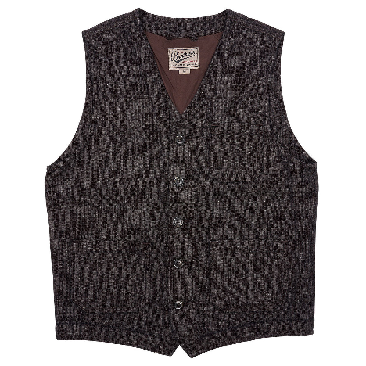 Pike Brothers1937 Roamer Vest Owen brownWestenBritish Parts Luzern