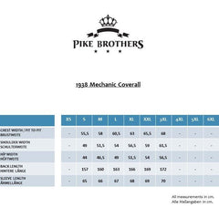 Pike Brothers1938 Mechanic Coverall oliveCoverallBritish Parts Lucerne