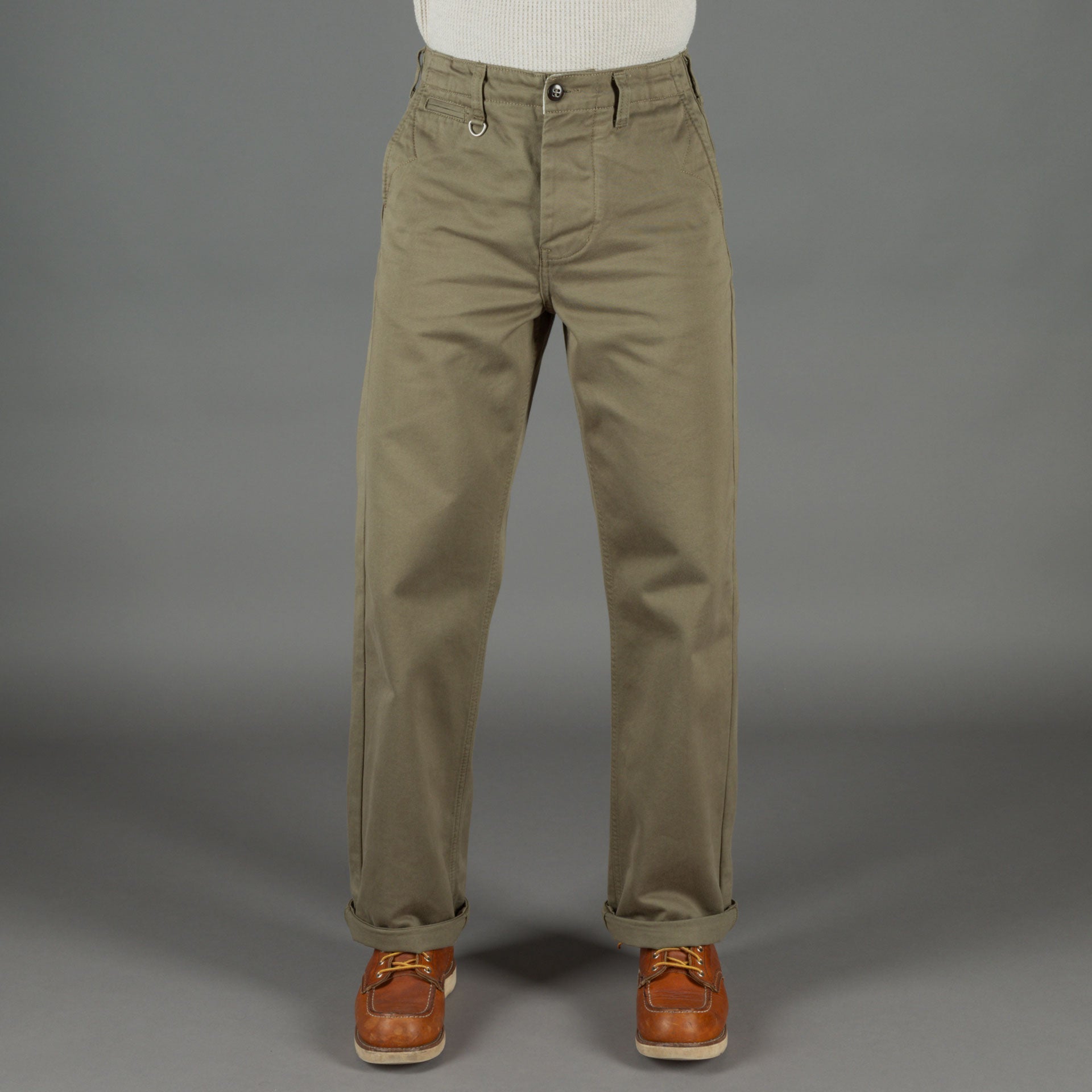 Pike Brothers1940 Service Chino Leesville GreenPantsBritish Parts Lucerne