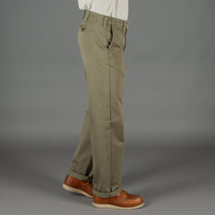 Pike Brothers1940 Service Chino Leesville GreenPantsBritish Parts Lucerne