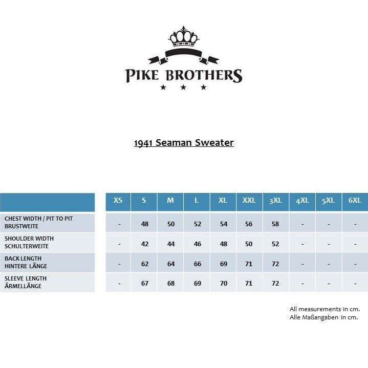 Pike Brothers1941 Seaman Sweater blackPulloverBritish Parts Lucerne