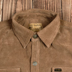 Pike Brothers 1943 CPO Leather Shirt Mulholland brown Shirt British Parts Luzern