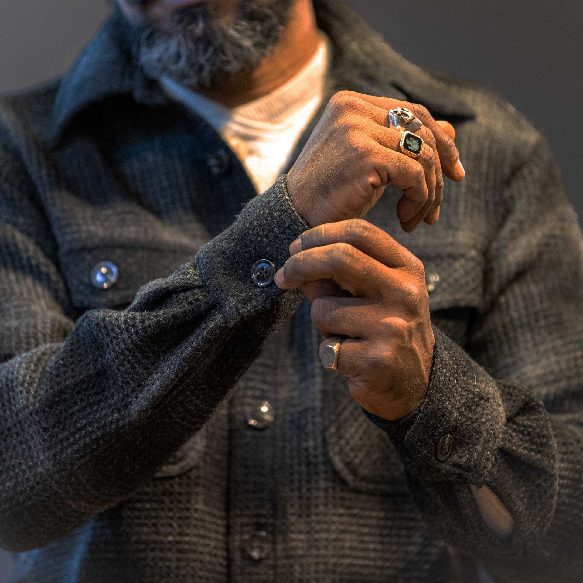 Pike Brothers1943 CPO Shirt Logan GreyShirtBritish Parts Lucerne