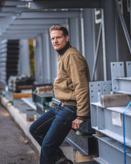 Pike Brothers1944 NAF Flight Jacket Pacific BeigeJacketsBritish Parts Luzern