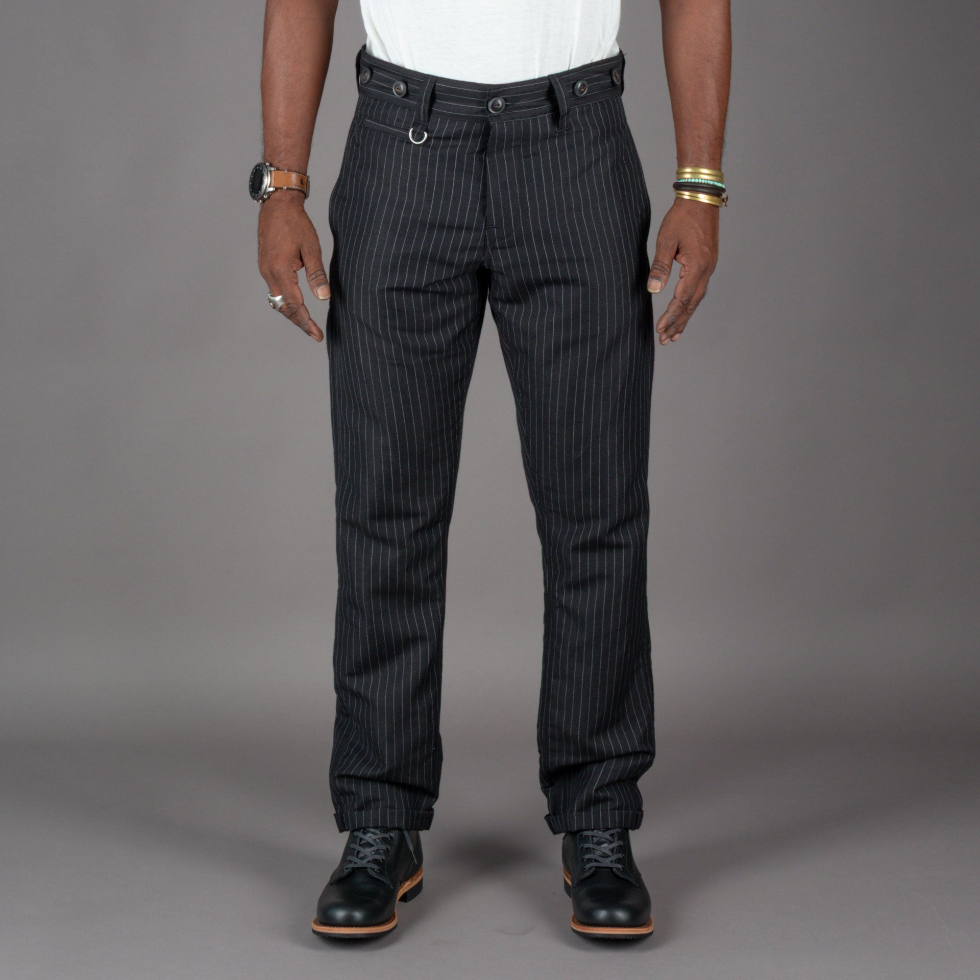 Pike Brothers1947 Harvester pants Chicago blackPantsBritish Parts Lucerne