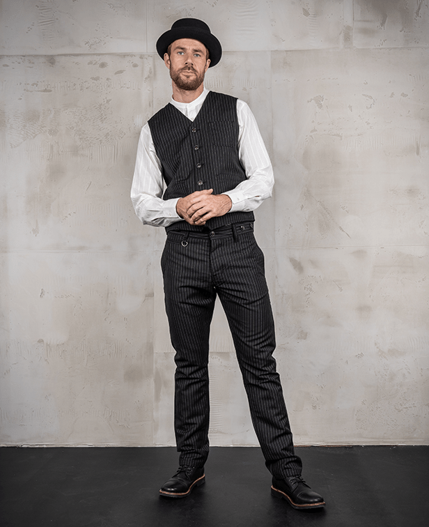 Pike Brothers1947 Harvester pants Chicago blackPantsBritish Parts Lucerne