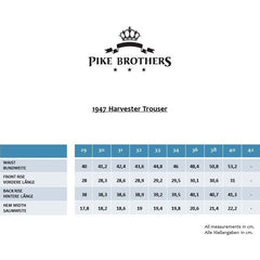 Pike Brothers1947 Harvester Pants Chicago SandPantsBritish Parts Lucerne