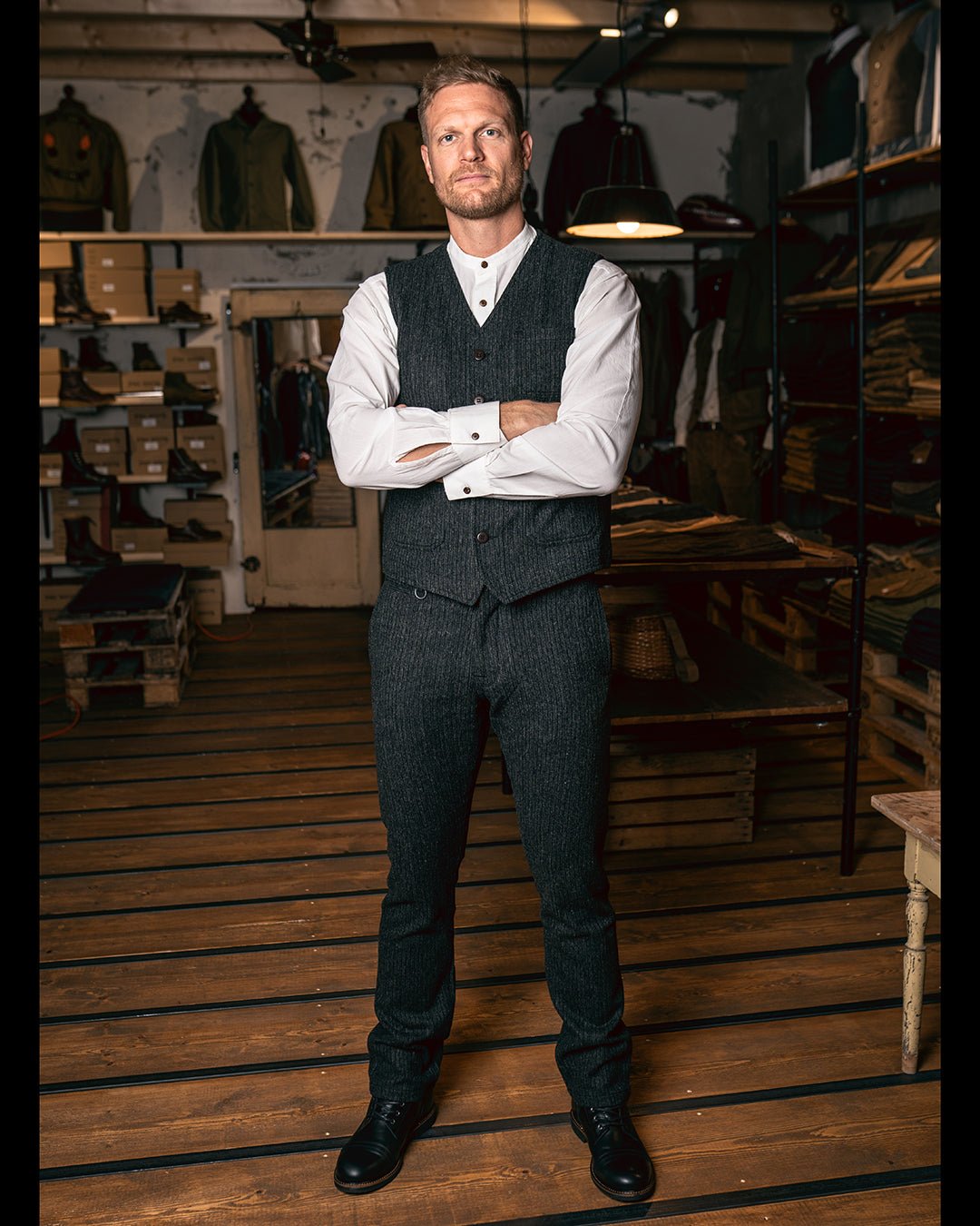 Pike Brothers1947 Harvester Pants Glasgow GreyPantsBritish Parts Lucerne