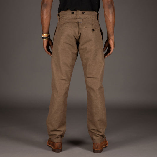 Pike Brothers1947 Harvester trousers Raymond brownPantsBritish Parts Lucerne