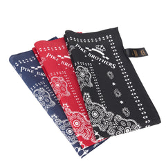 Pike Brothers1947 Logo Bandana BlackScarfBritish Parts Lucerne