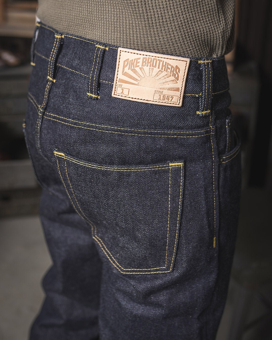 Pike Brothers1947 Roamer Pant 21oz IndigoTrousersBritish Parts Lucerne