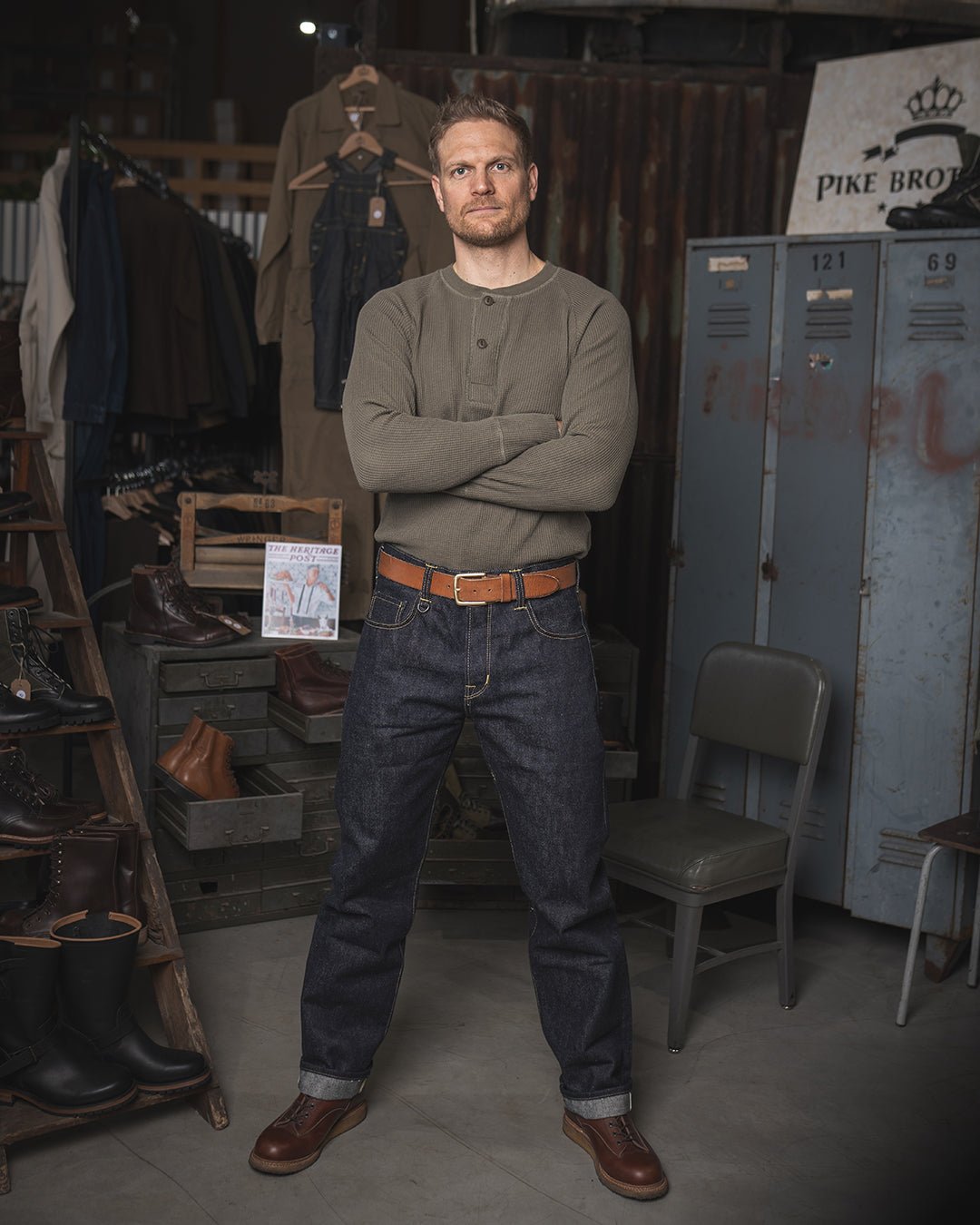 Pike Brothers1947 Roamer Pant 21oz IndigoTrousersBritish Parts Lucerne