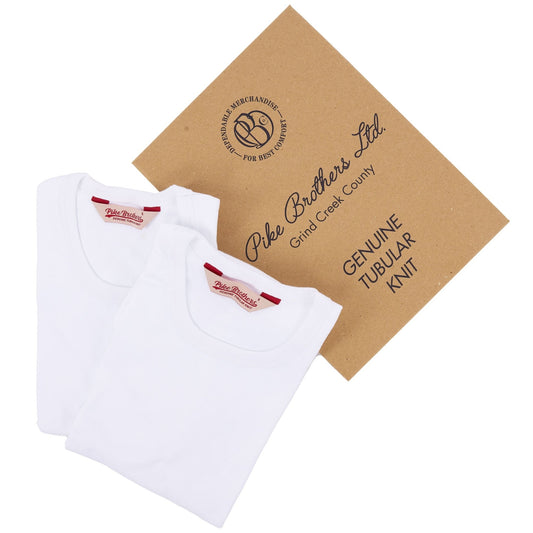 Pike Brothers1947 Round Neck T-Shirt Set whiteT-ShirtBritish Parts Lucerne